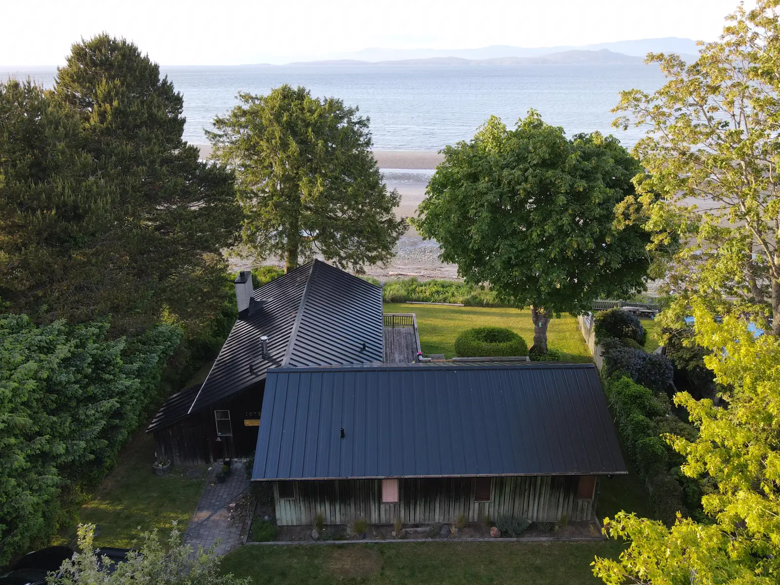 Standing-seam metal roof installed by LK Contracting in the Central Okanagan